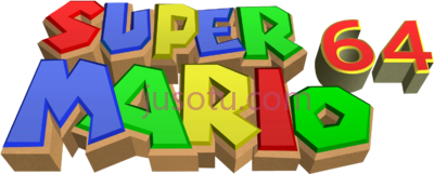 超级马里奥,super mario 64 n64 logo PNG