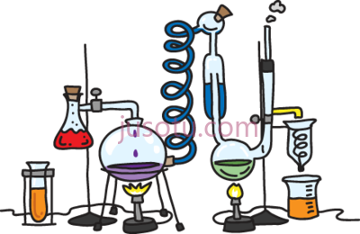 科学实验室设备,science lab cartoon equipment PNG