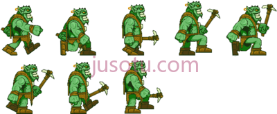 怪物,monster sprite banner character sheet PNG