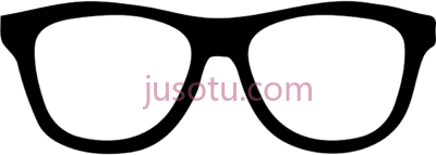 书呆子眼镜,nerd glasses PNG