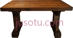旧木餐桌,家具 PNG