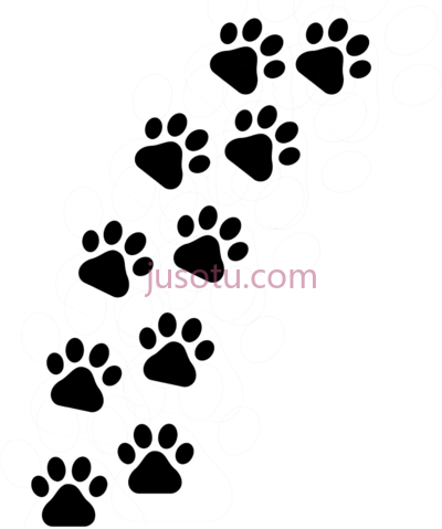 狗蹄印,patinhas de cachorro PNG