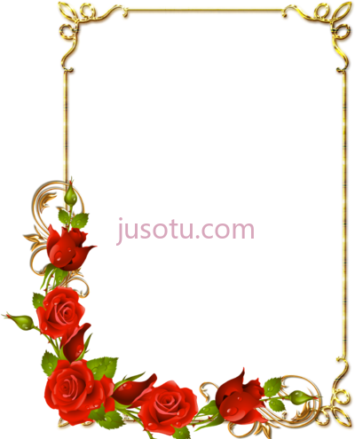 花边框,11 frame borders page flowers PNG