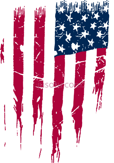 美国国旗,distressed american flag PNG