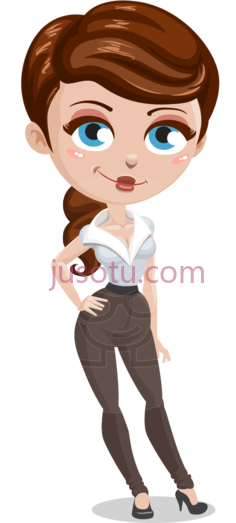 可爱女士PNG