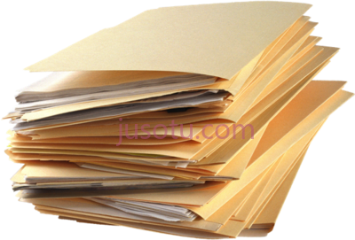 文件堆,pile documents PNG