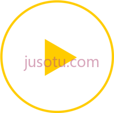 黄色播放按钮PNG