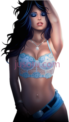 性感女孩,卡通,动画 PNG