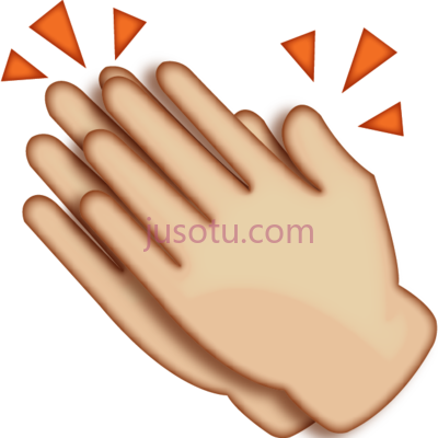 拍手,clapping hands emoji icon PNG