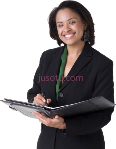 女商人,business woman standing PNG