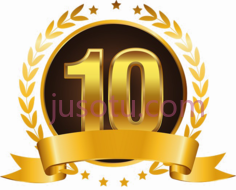 十周年金色, PNG