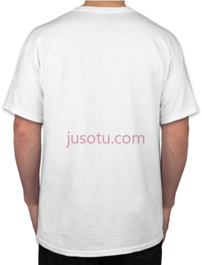 白色T恤,white t shirt front and back PNG