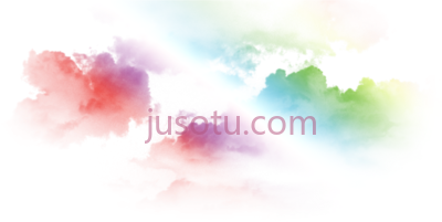 彩色云彩,color cloud colored PNG