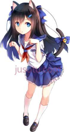 猫女孩PNG
