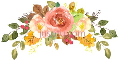 水彩花,banner black and white cartoon flowers PNG