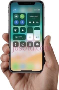 手持苹果手机PNG