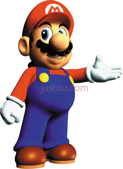 马里奥,mario presenting artwork PNG