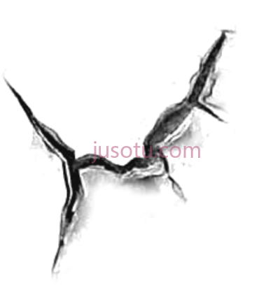 裂孔开裂地面,tear hole cracked cracking cracks ground overlay PNG
