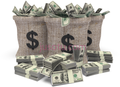美元袋子,million dollar library PNG