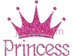 粉红闪光公主王冠PNG