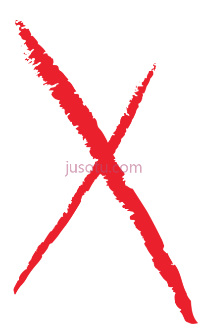 红色交叉,red x mark PNG