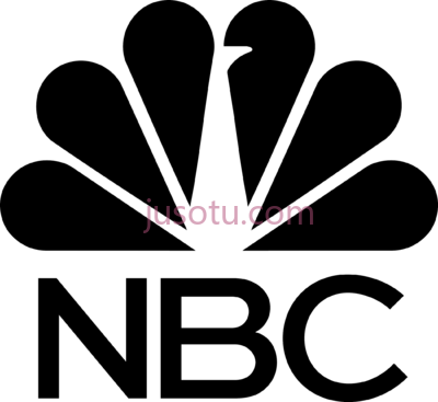 美国全国广播公司,nbc logo black and white PNG