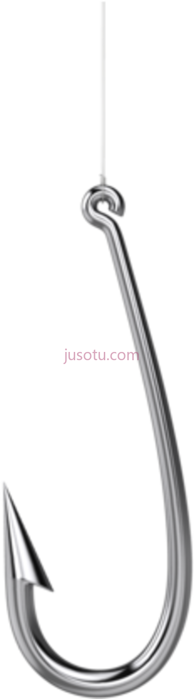 鱼钩线,fishing hook line PNG