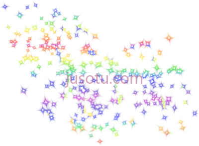 闪闪发光彩虹星,glitter shine rainbow stars purple yellow red green PNG