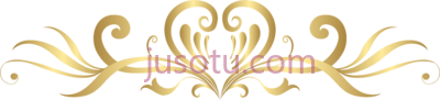 金心装饰,gold heart decoration art yopriceville PNG