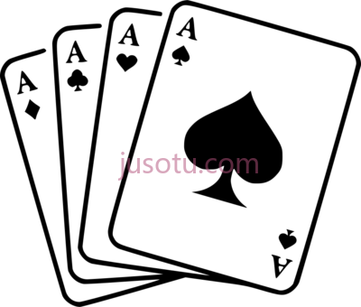 扑克牌,aces icon playing cards PNG
