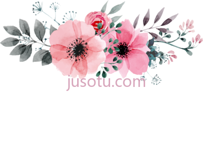 水彩花卉,watercolor painting flower floral happy 50th birthday: ay party guest book PNG