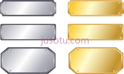 金属铭牌银牌,metal nameplate silver sign PNG