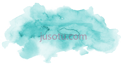 绿松石水彩,turquoise watercolor 7 PNG