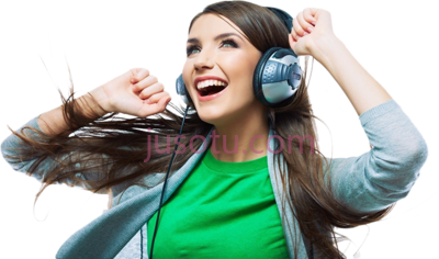 女听音乐,slider man 07 woman listening to music PNG