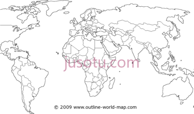 世界地图,black white world map PNG