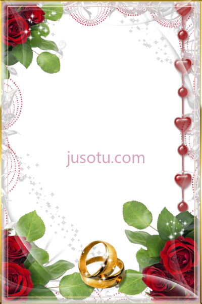 婚纱相框,fondo para fotos de boda marcos PNG