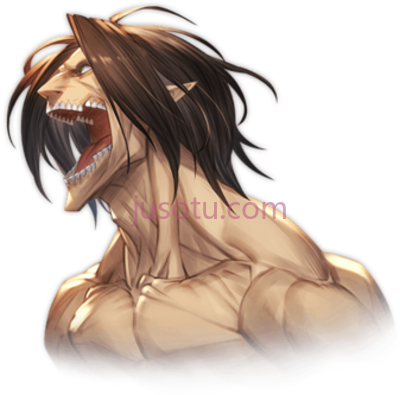 进击的巨人,eren titan form PNG