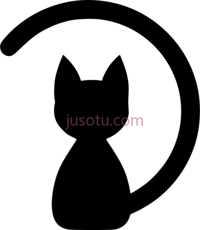黑猫,black cat icon PNG