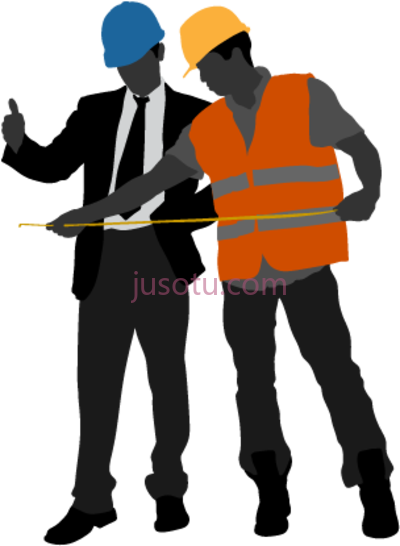 建筑土木工程师,construction silhouette civil engineer PNG