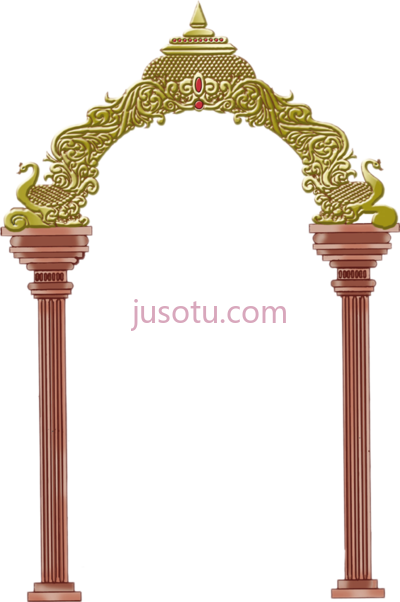 孔雀色镜框,peacock colour frame PNG