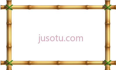 竹框,spacehero bamboo frames and borders PNG