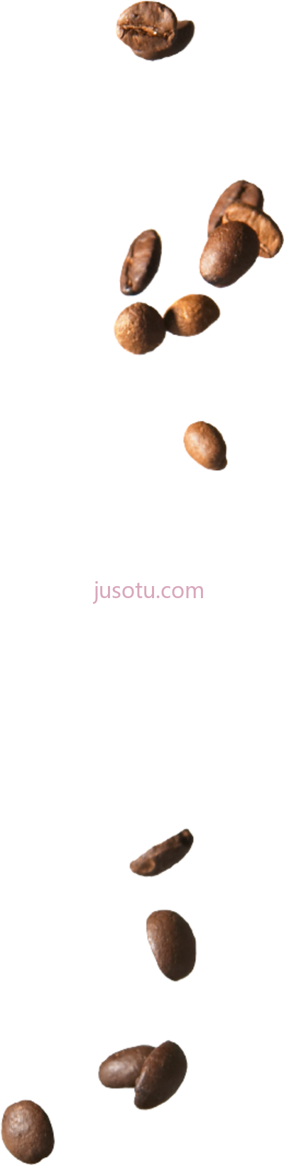 咖啡豆,falling coffee beans PNG