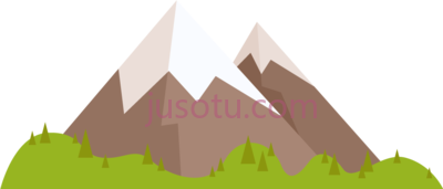 山脉,cartoon art mountain PNG