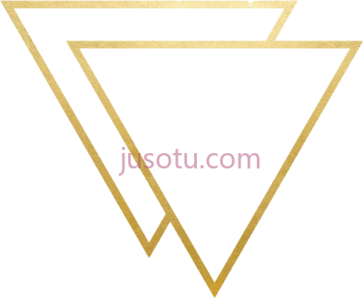 三角金线条,triangle gold PNG