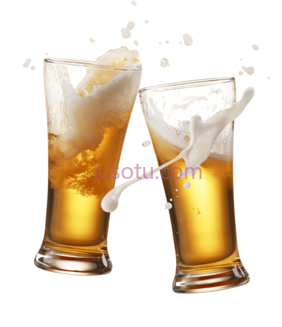 啤酒杯干杯,beer glasses cheers PNG