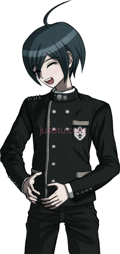 弹丸轮舞,danganronpa v3 shuichi saihara halfbody sprite 16 PNG