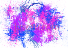紫色喷漆彩色,purple spray paint PNG