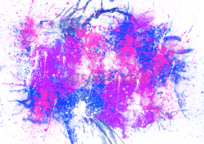 紫色喷漆彩色,color multicolor splash blots PNG