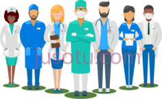 医生护士团队PNG