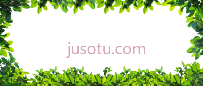 植物绿叶边框,plant border green leaf PNG